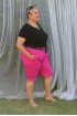 Elastické krátke nohavice pre moletky - ružové